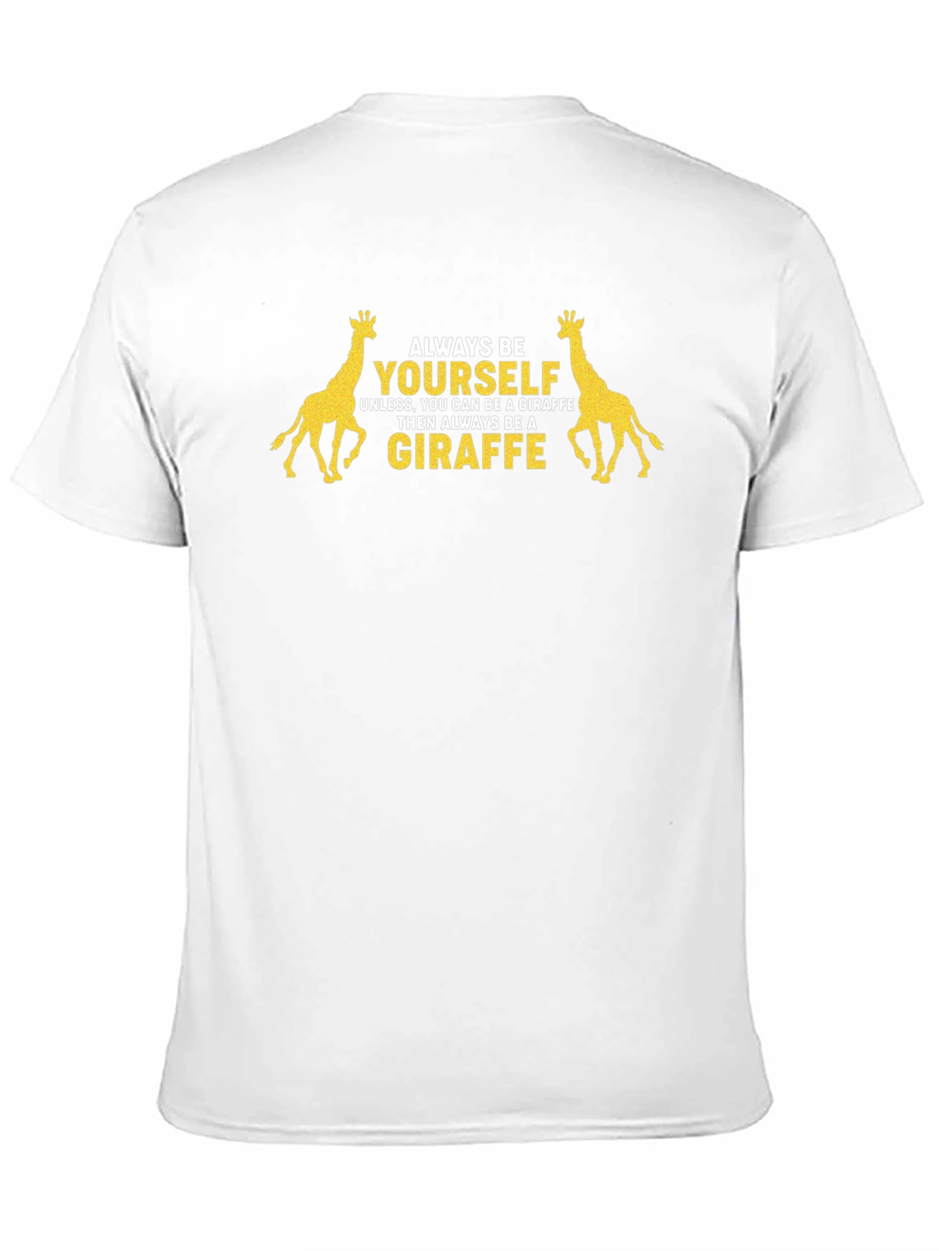 Be Yourself Giraffe Graphic T-Shirt