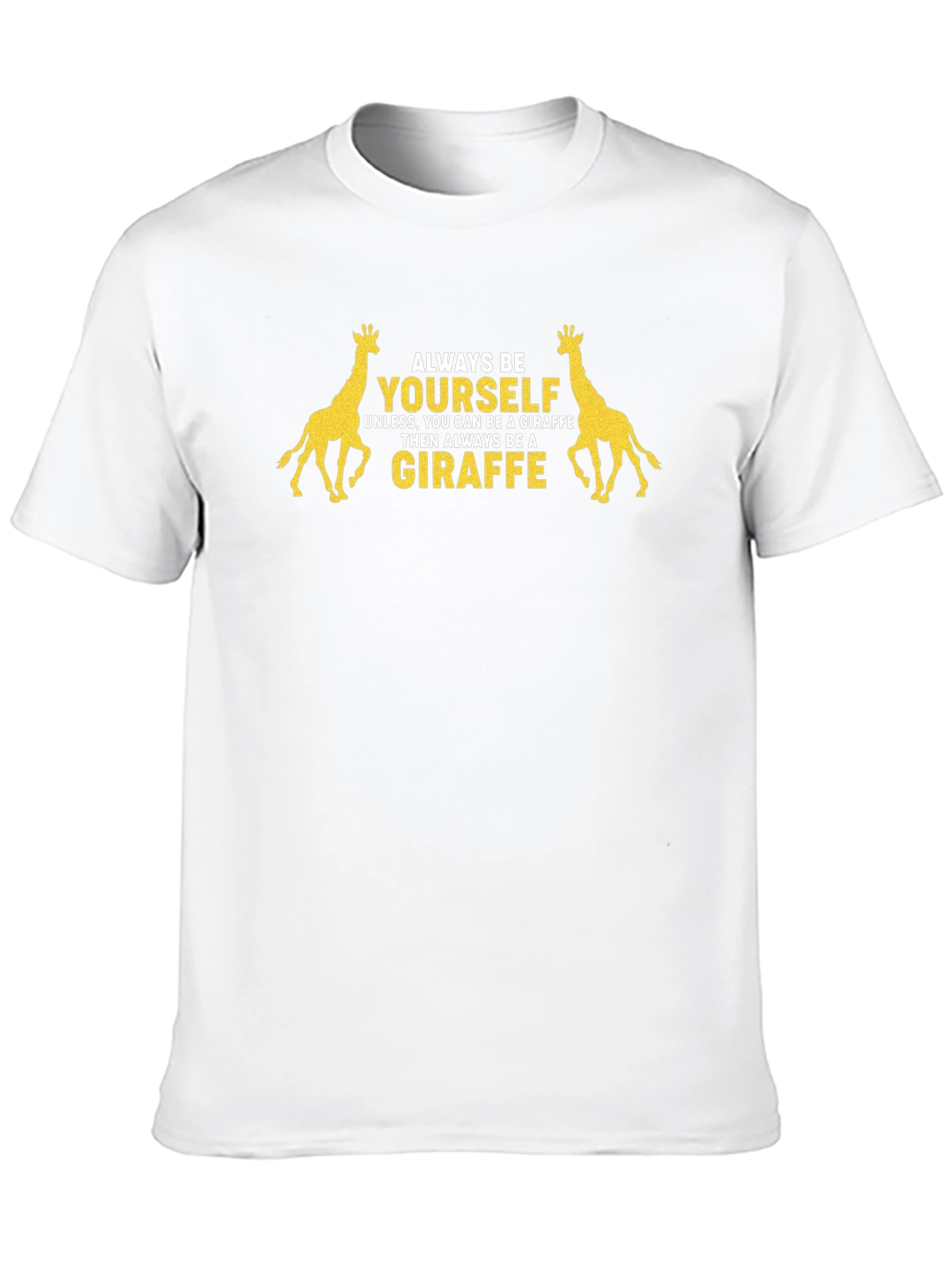 Be Yourself Giraffe Graphic T-Shirt