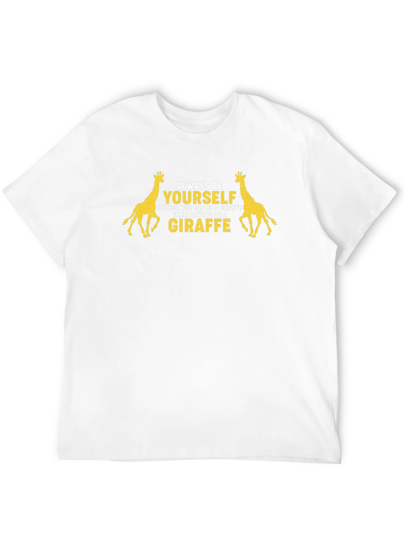 Be Yourself Giraffe Graphic T-Shirt