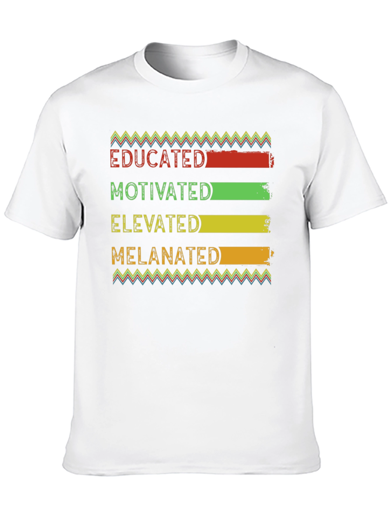 Educated Motivated Elevated Melanated Black Pride T-Shirt