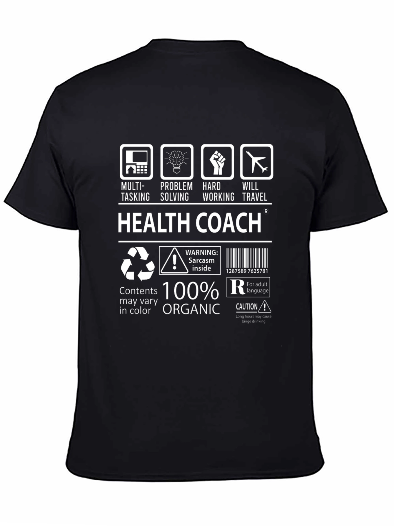 Health Coach 100% Organic T-Shirt