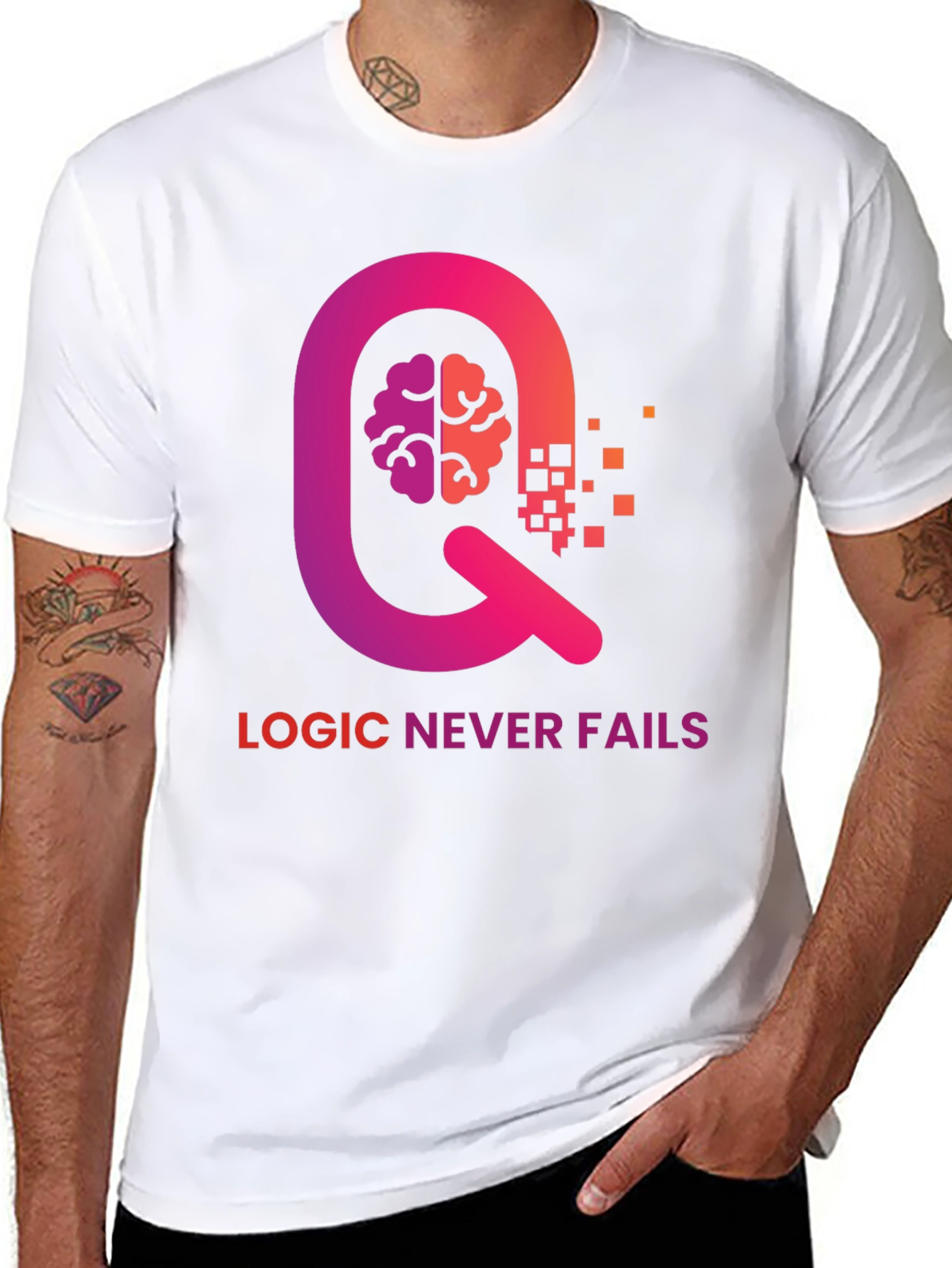 Logic Never Fails Graphic Tee