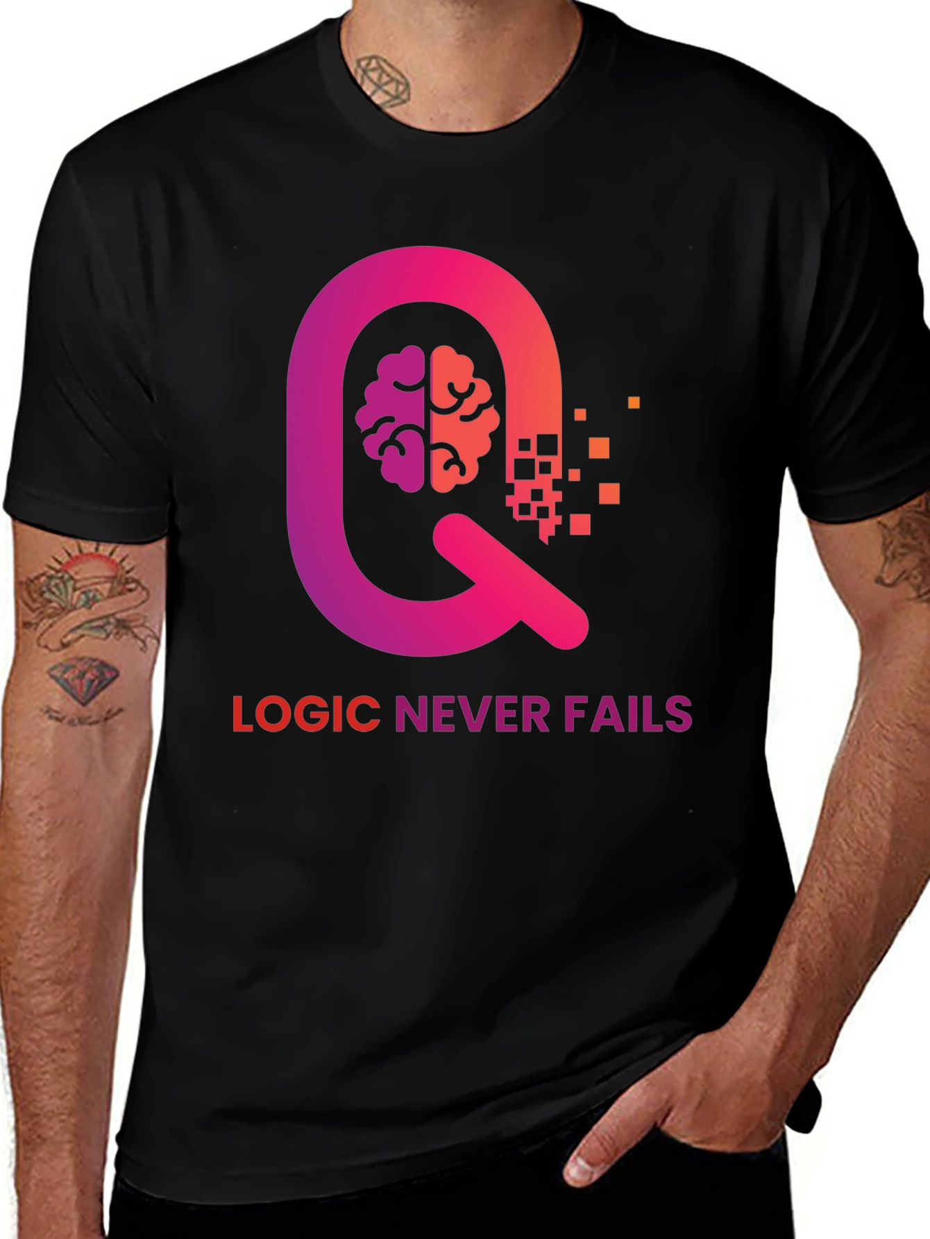 Logic Never Fails Graphic Tee