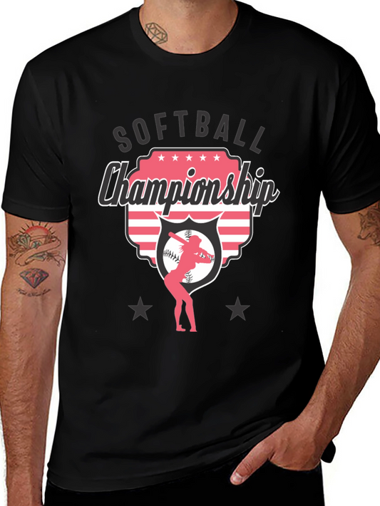 Softball Championship T-Shirt - Stylish Sports Tee