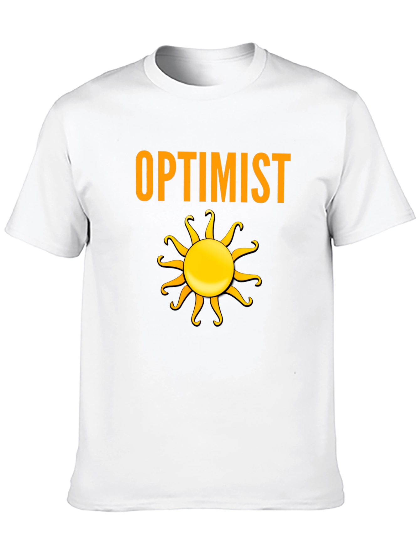 Optimist Sun Graphic T-Shirt - Positive Vibes Only