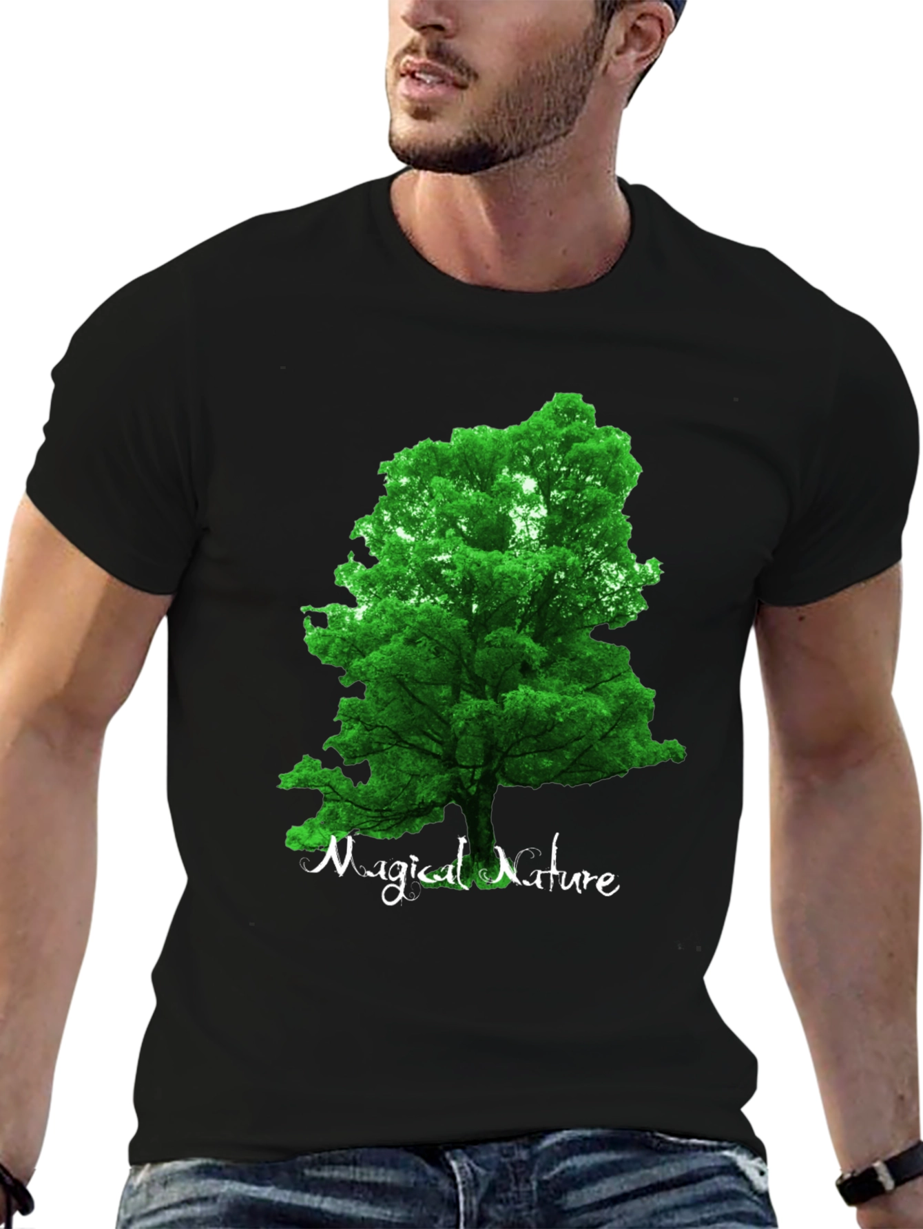 Magical Nature Tree Graphic Tee - Soft Cotton Blend