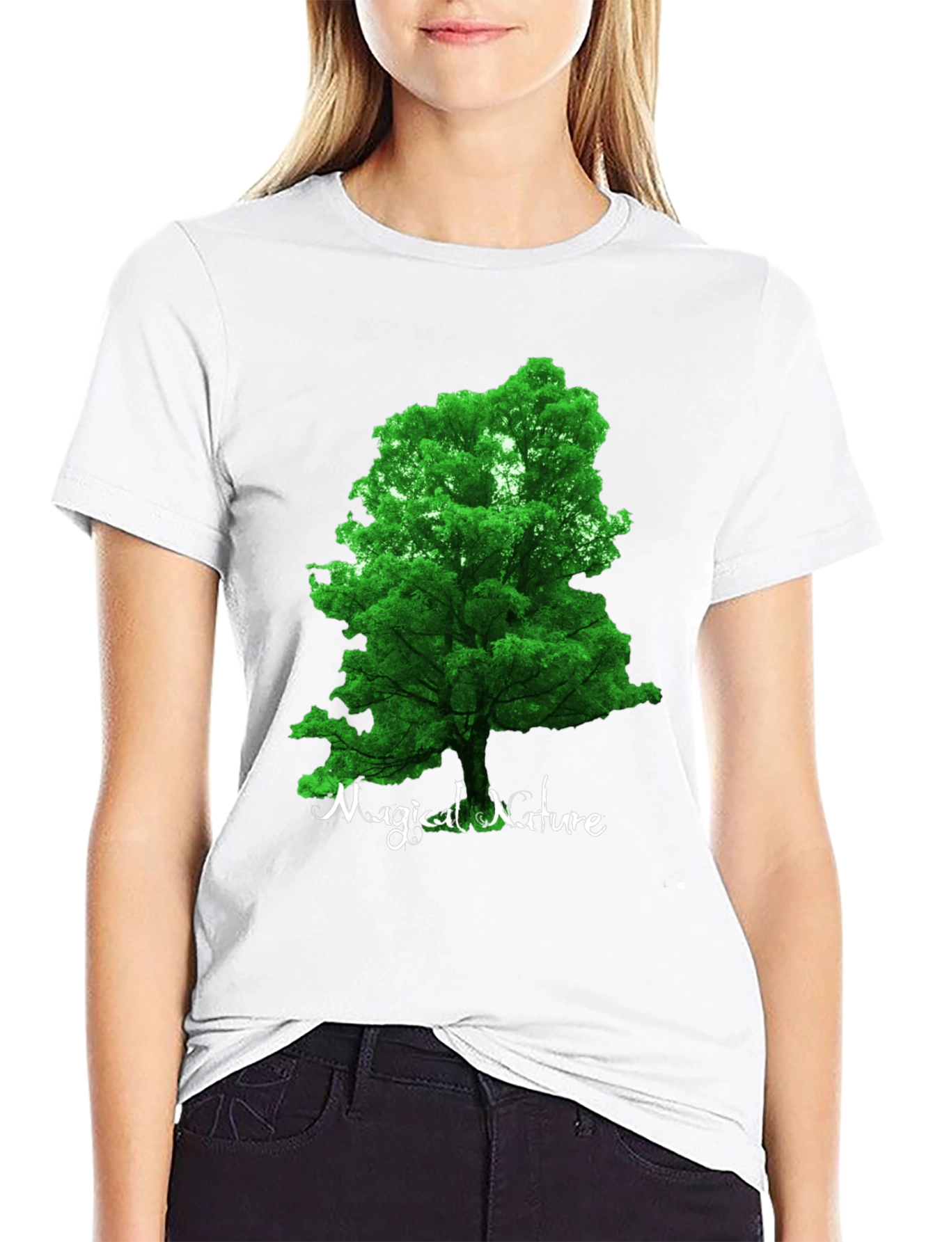 Magical Nature Tree Graphic Tee - Soft Cotton Blend