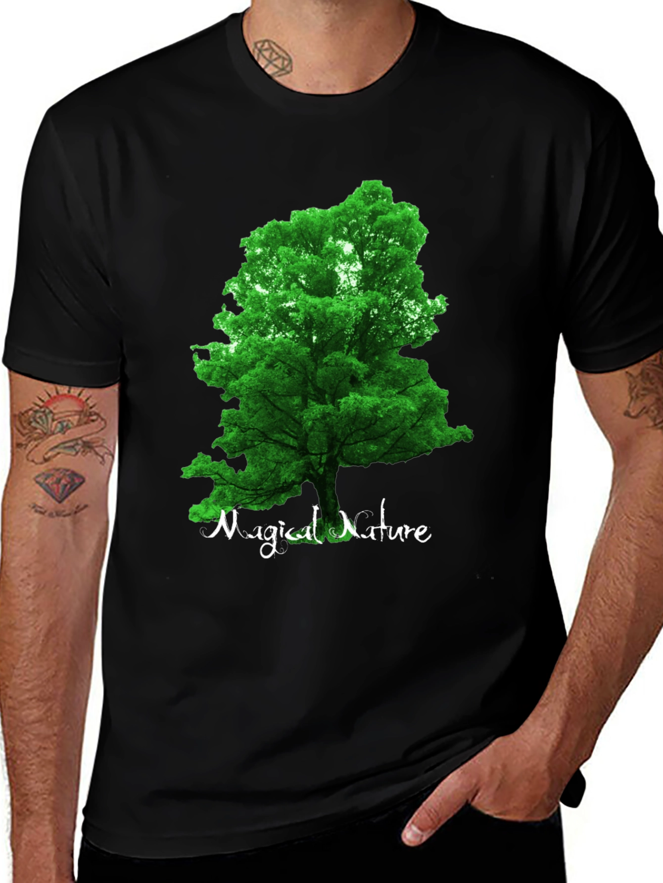 Magical Nature Tree Graphic Tee - Soft Cotton Blend