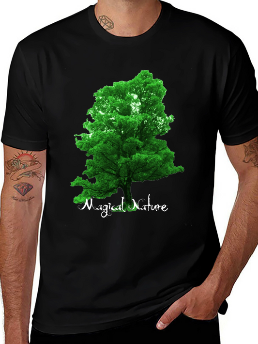 Magical Nature Tree Graphic Tee - Soft Cotton Blend