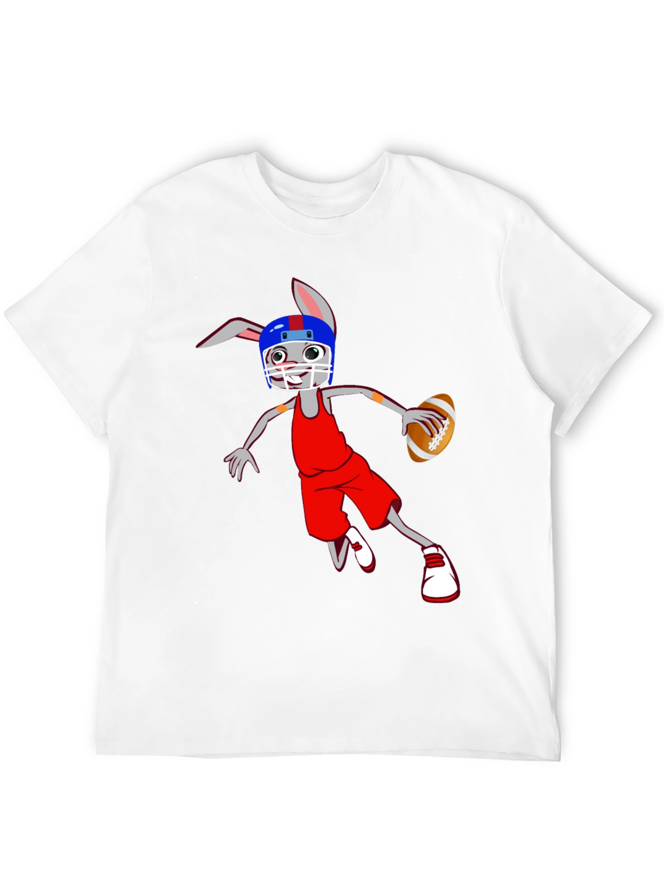 Bunny Football T-Shirt - Catch the Fun!