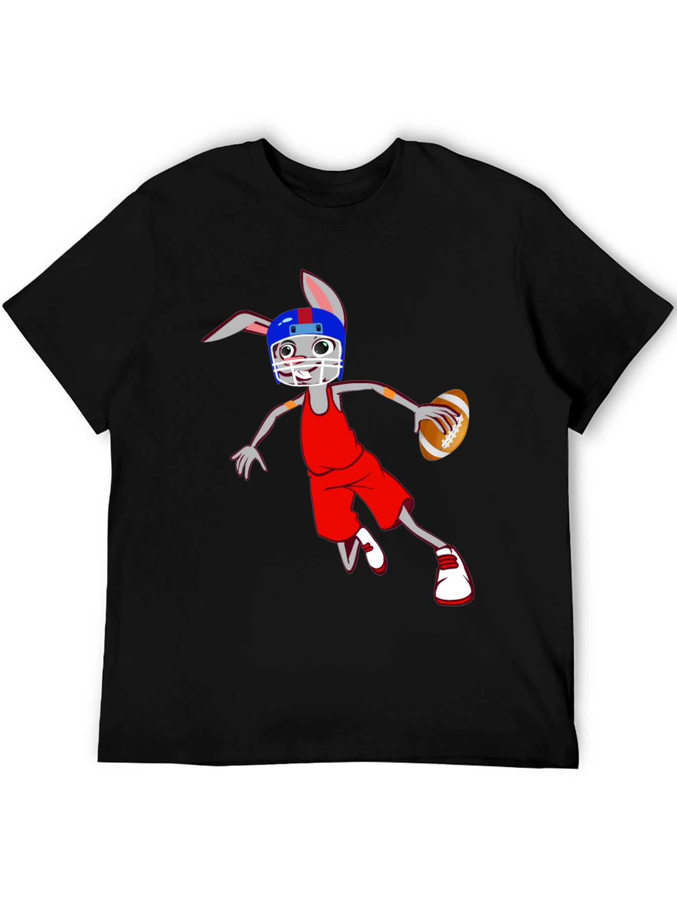 Bunny Football T-Shirt - Catch the Fun!