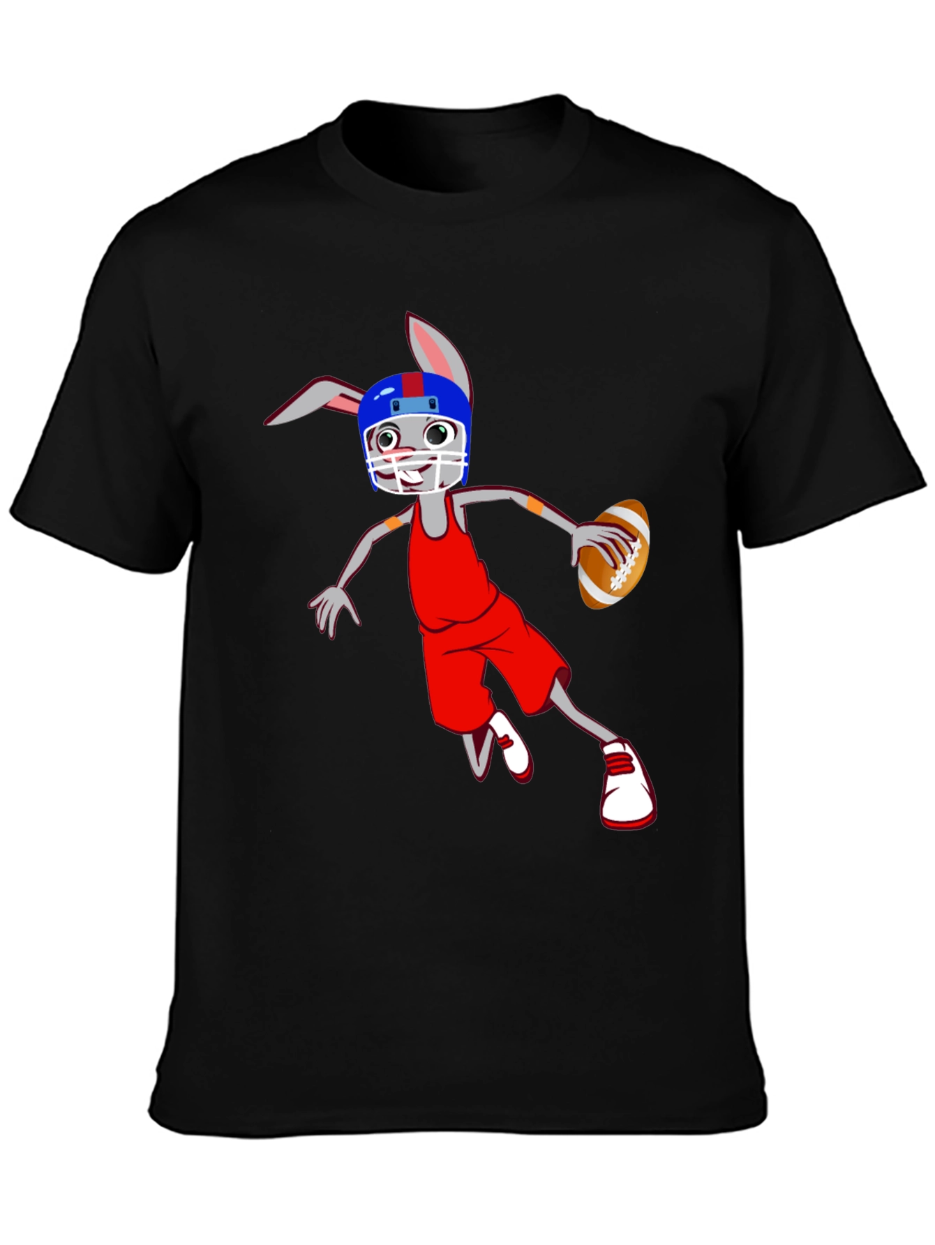 Bunny Football T-Shirt - Catch the Fun!