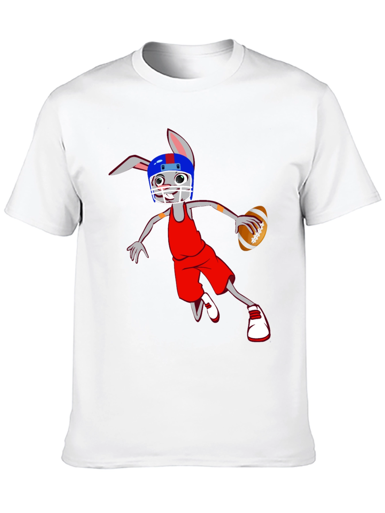 Bunny Football T-Shirt - Catch the Fun!
