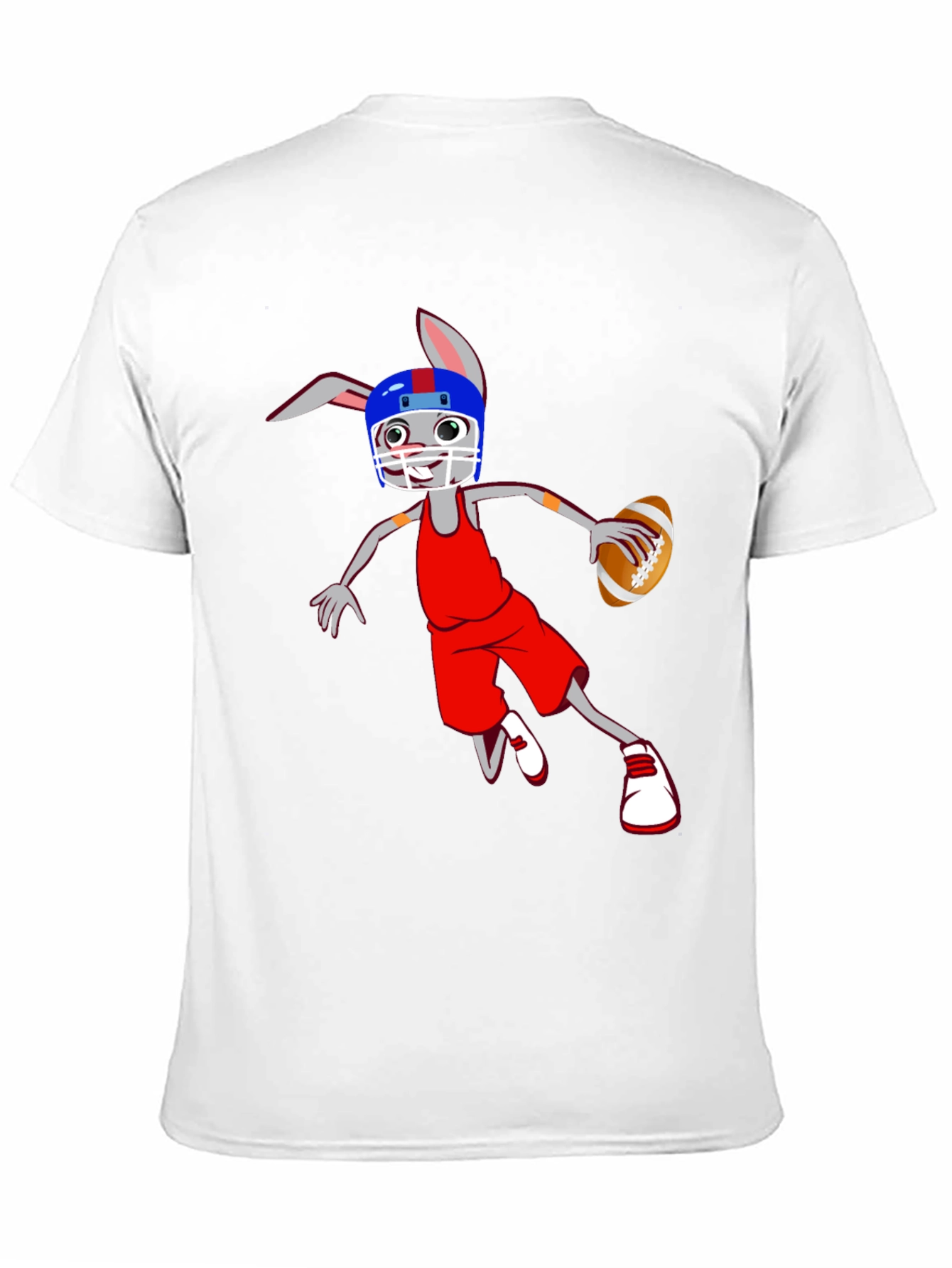 Bunny Football T-Shirt - Catch the Fun!
