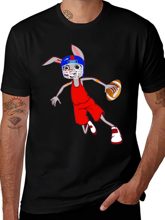 Bunny Football T-Shirt - Catch the Fun!