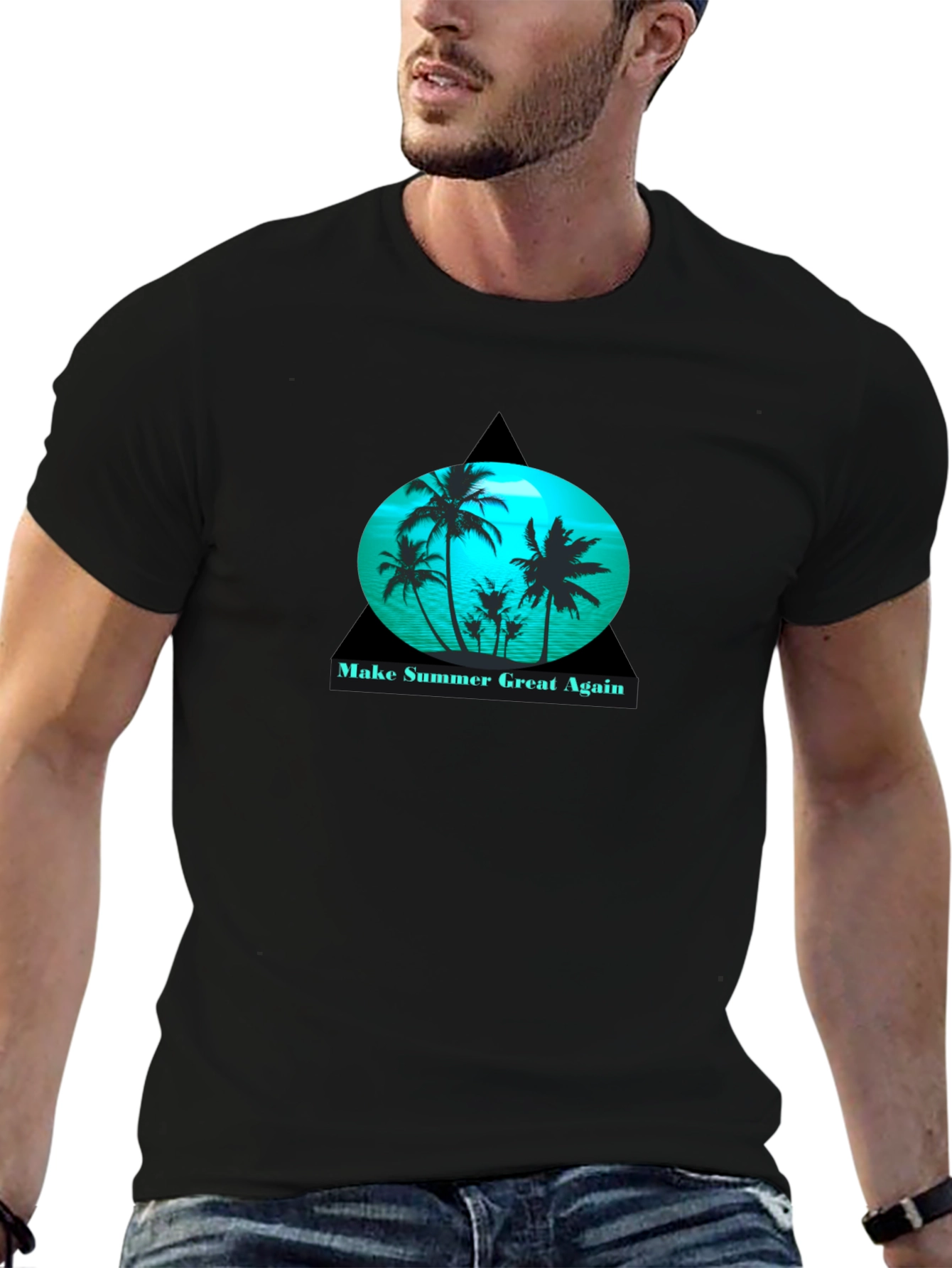 Make Summer Great Again Black Tee