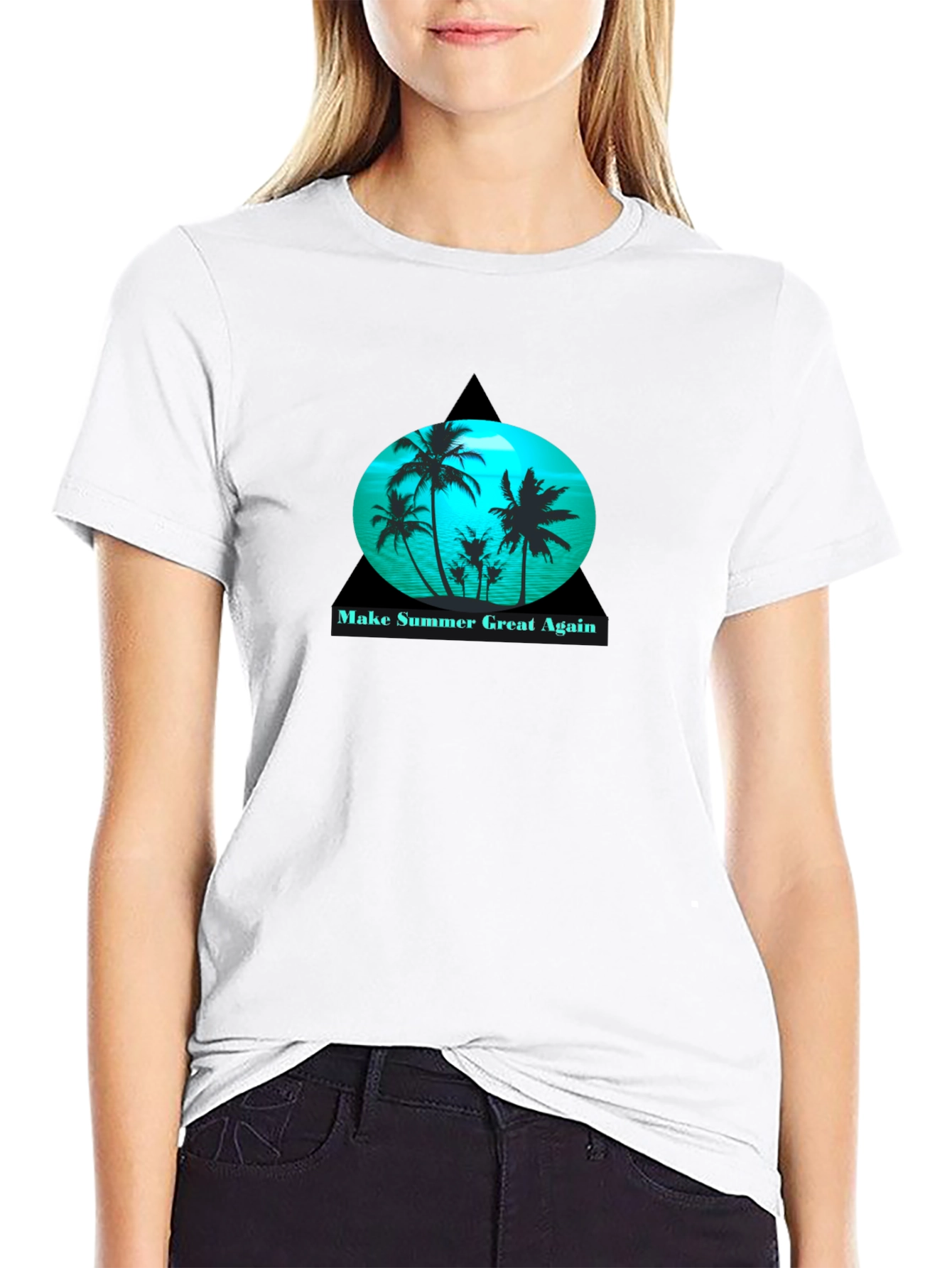 Make Summer Great Again Black Tee