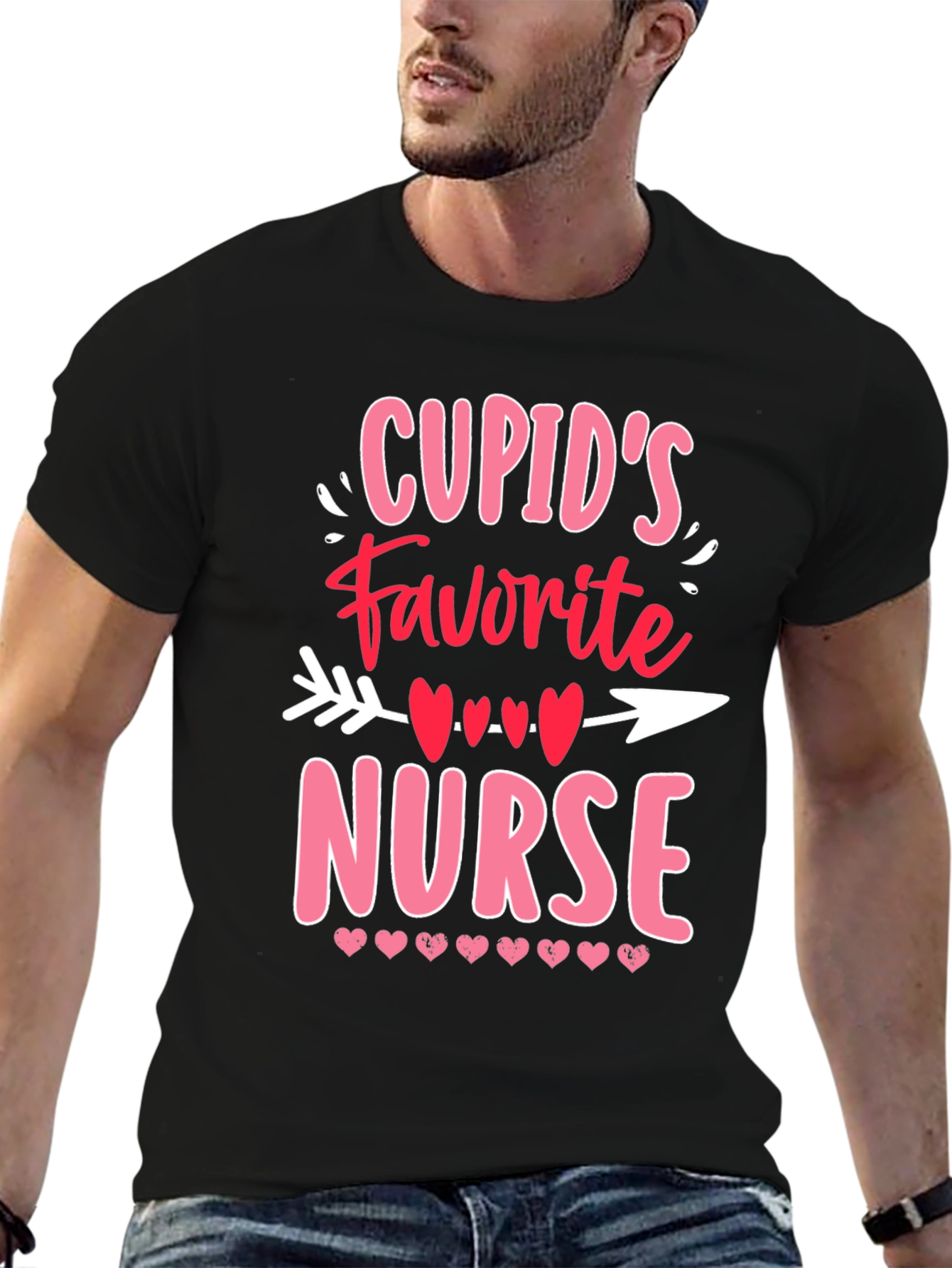 Cupids Favorite Nurse T-Shirt - Valentines Day Gift