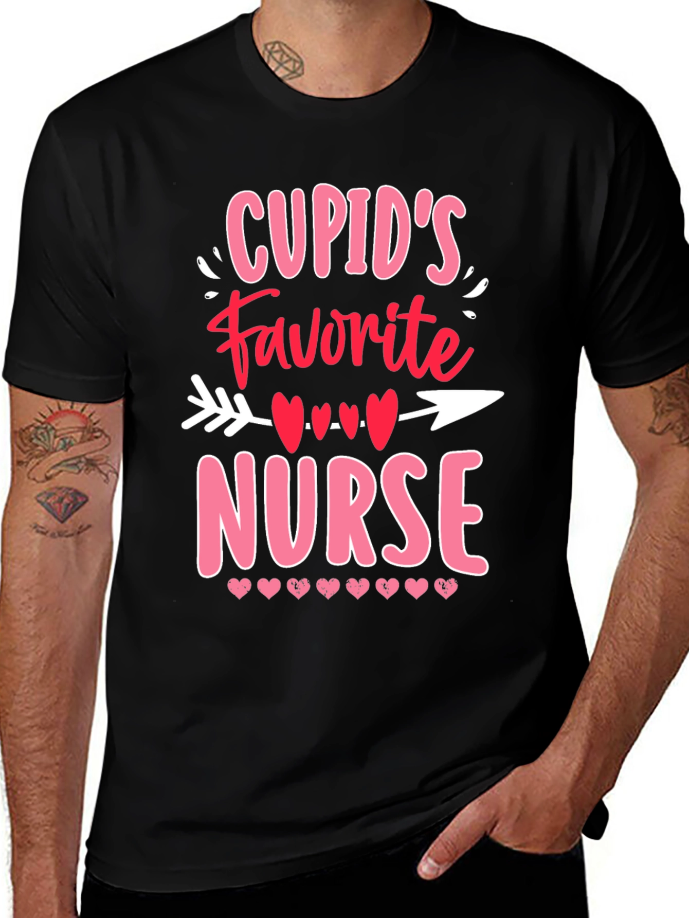 Cupids Favorite Nurse T-Shirt - Valentines Day Gift
