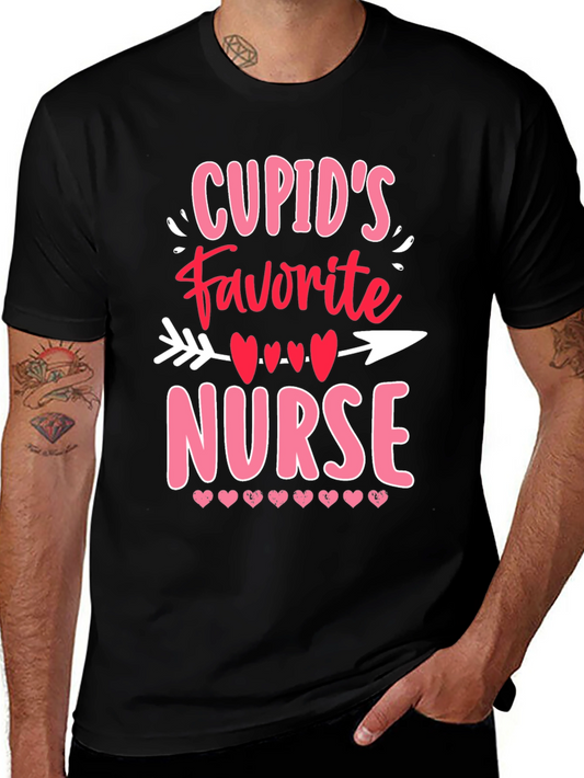 Cupids Favorite Nurse T-Shirt - Valentines Day Gift
