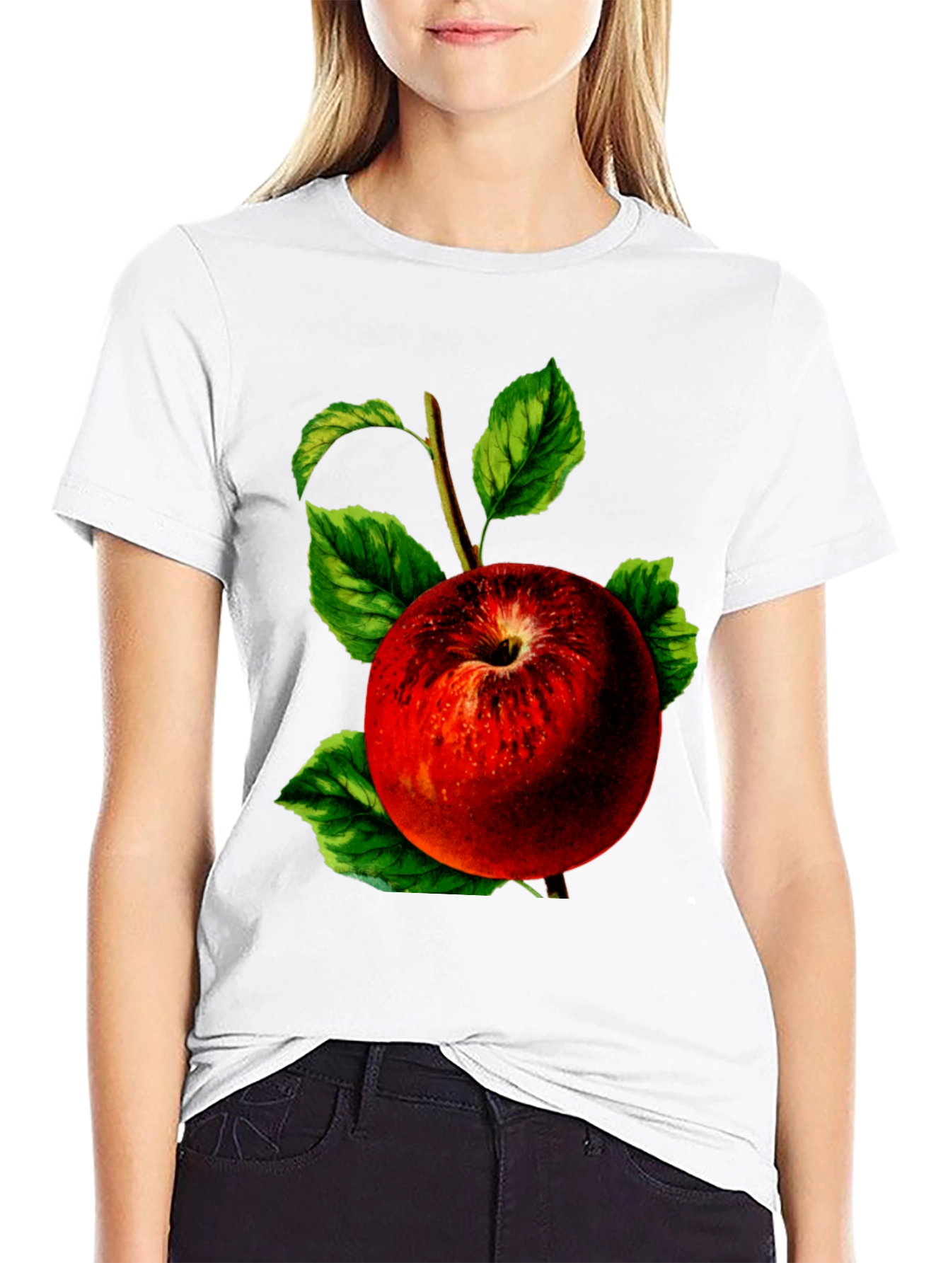 Apple Graphic T-Shirt - Fresh Design
