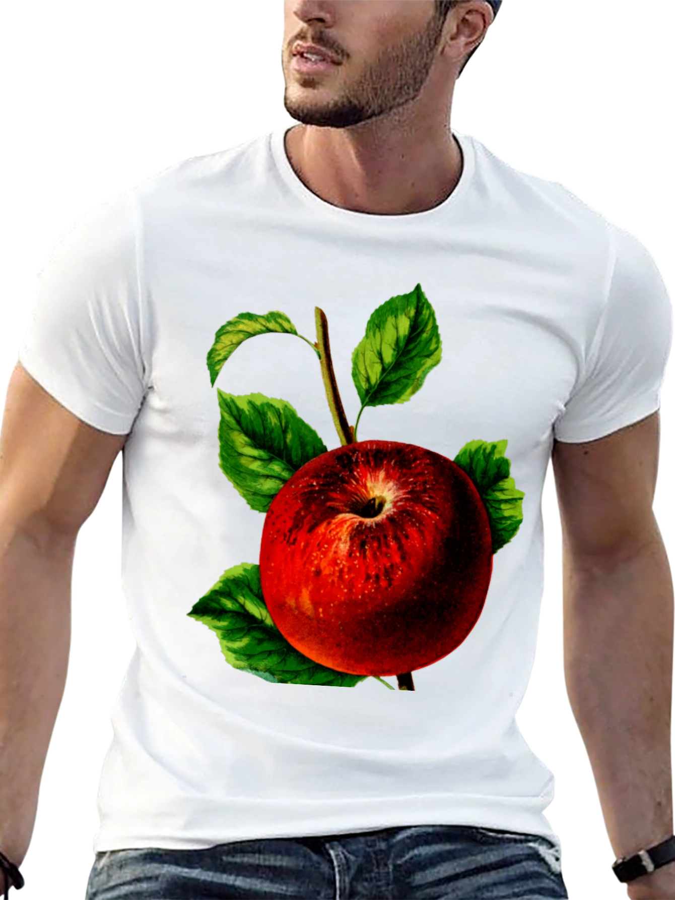 Apple Graphic T-Shirt - Fresh Design