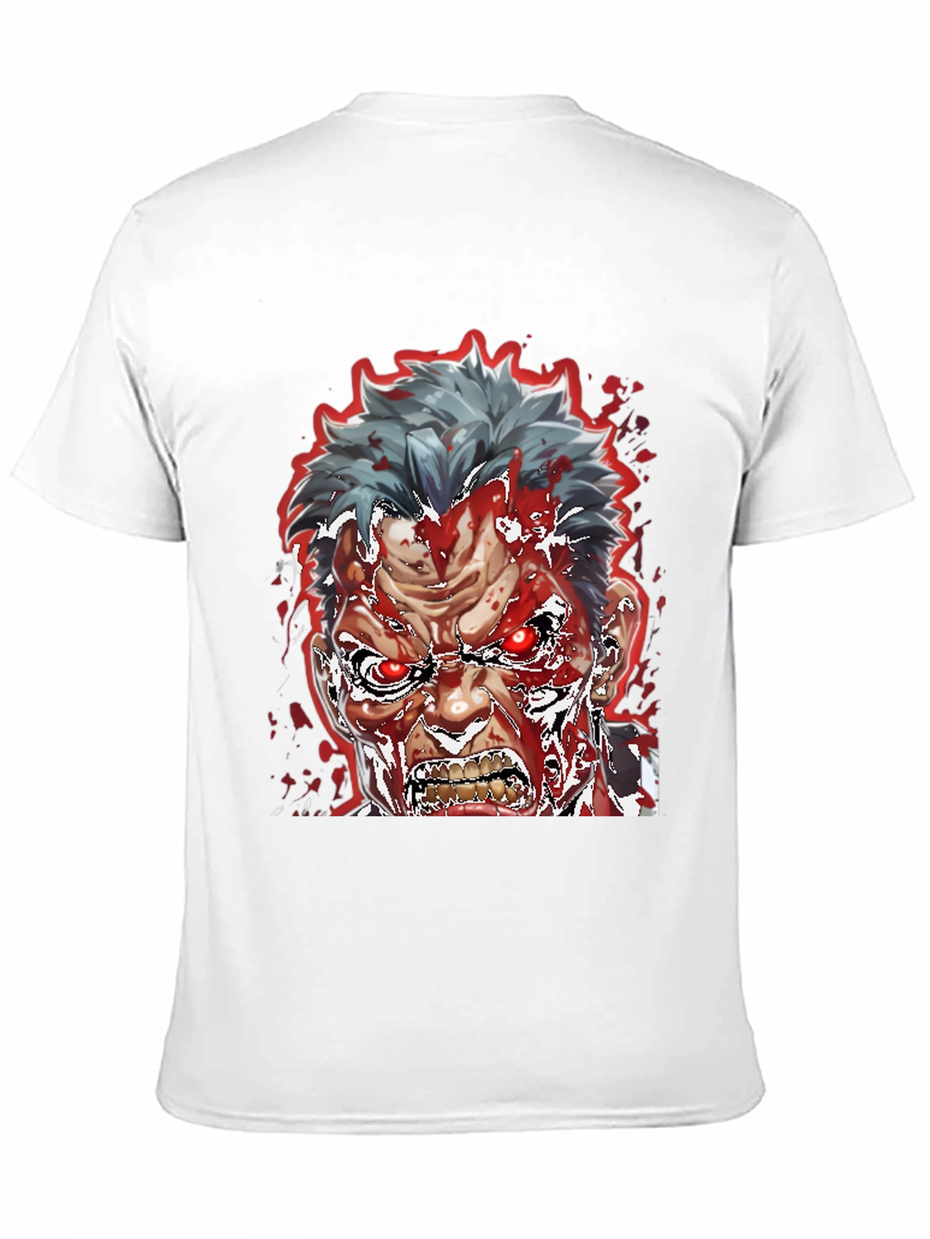 Bloody Anime Rage T-Shirt - Mens Graphic Tee