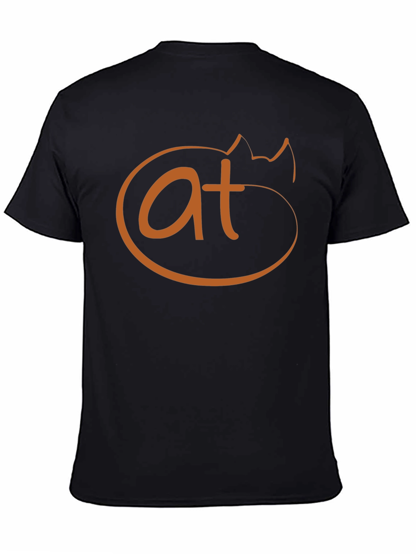 Funny Cat AT Symbol T-Shirt