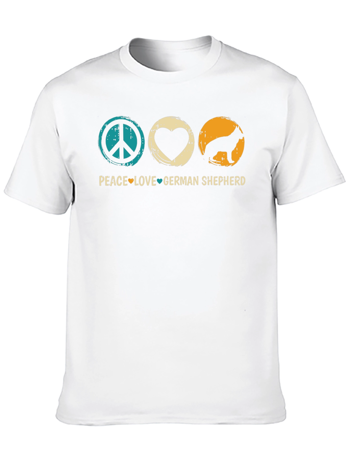 Peace Love German Shepherd T-Shirt