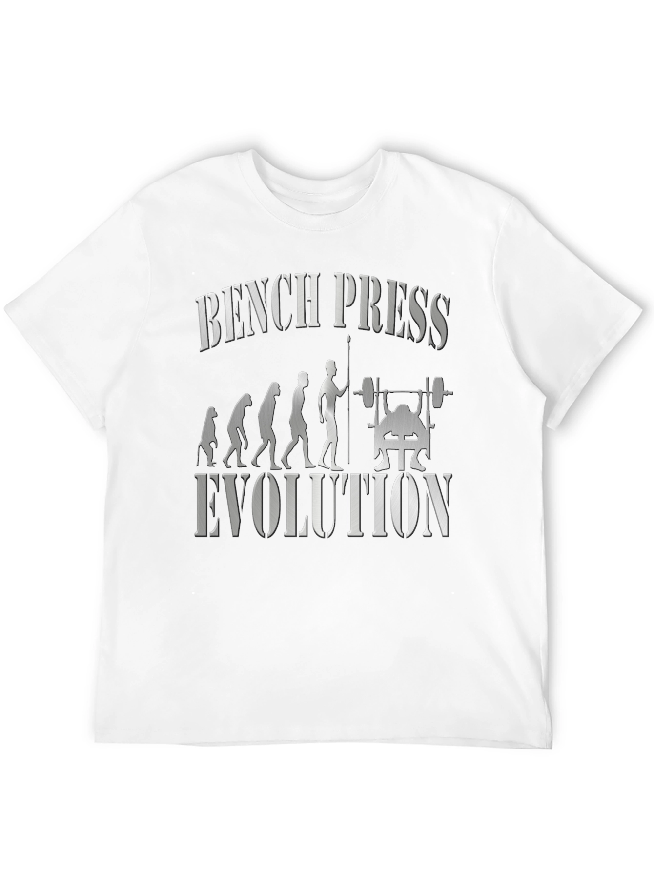 Bench Press Evolution Graphic T-Shirt - Black