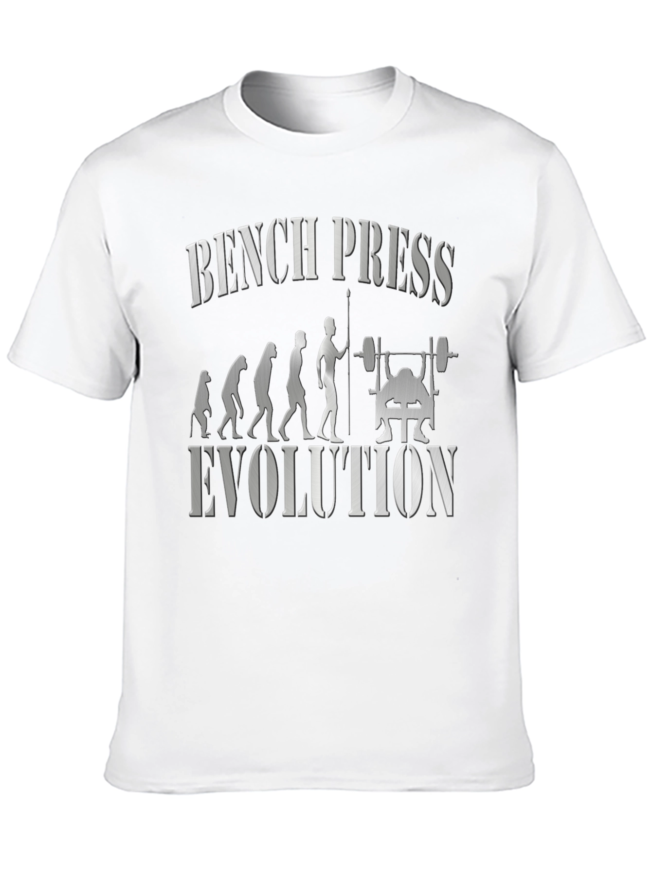 Bench Press Evolution Graphic T-Shirt - Black