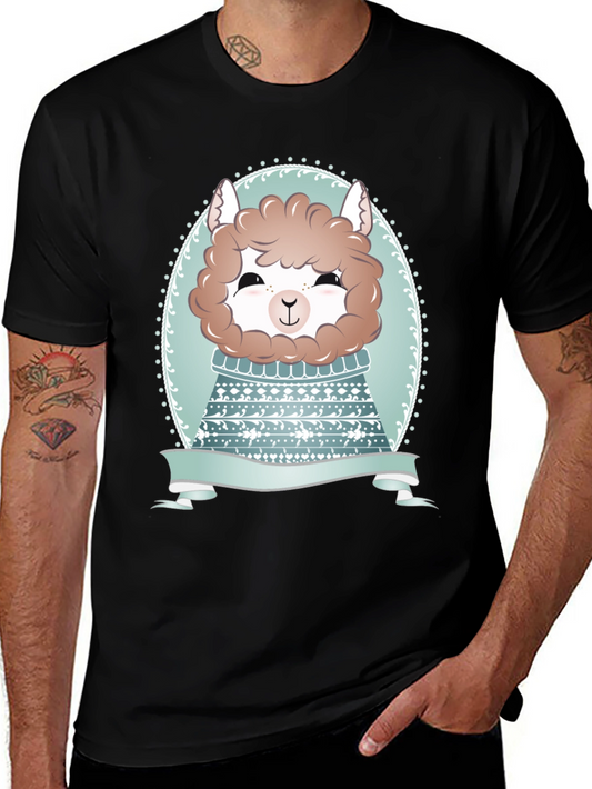 Cute Alpaca T-Shirt - Stylish Animal Graphic Tee