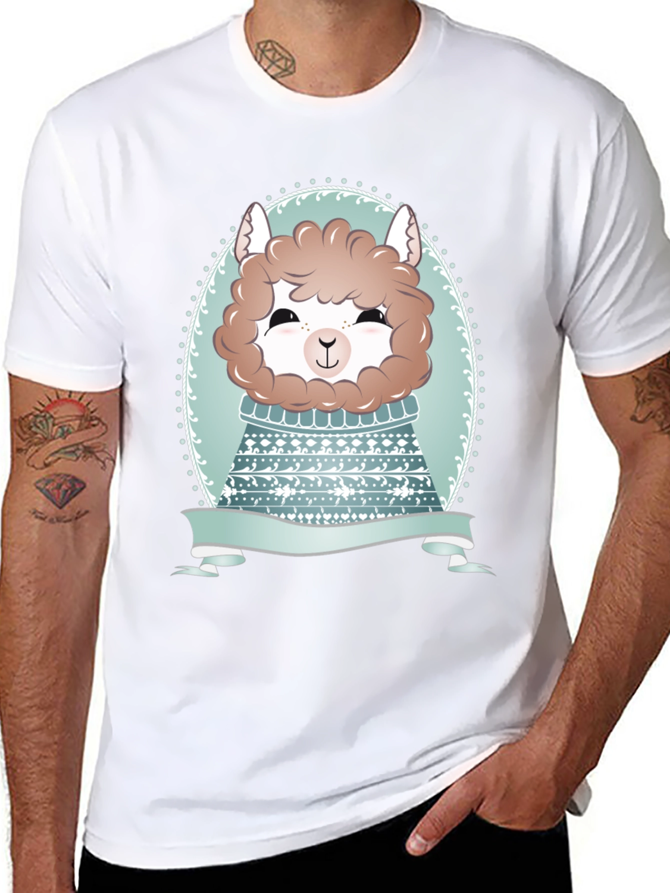 Cute Alpaca T-Shirt - Stylish Animal Graphic Tee