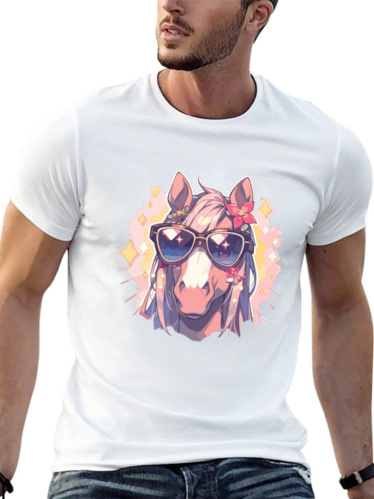 Cool Horse Tee - Anime Style