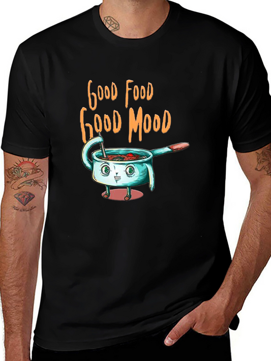 Good Food Good Mood Graphic T-Shirt
