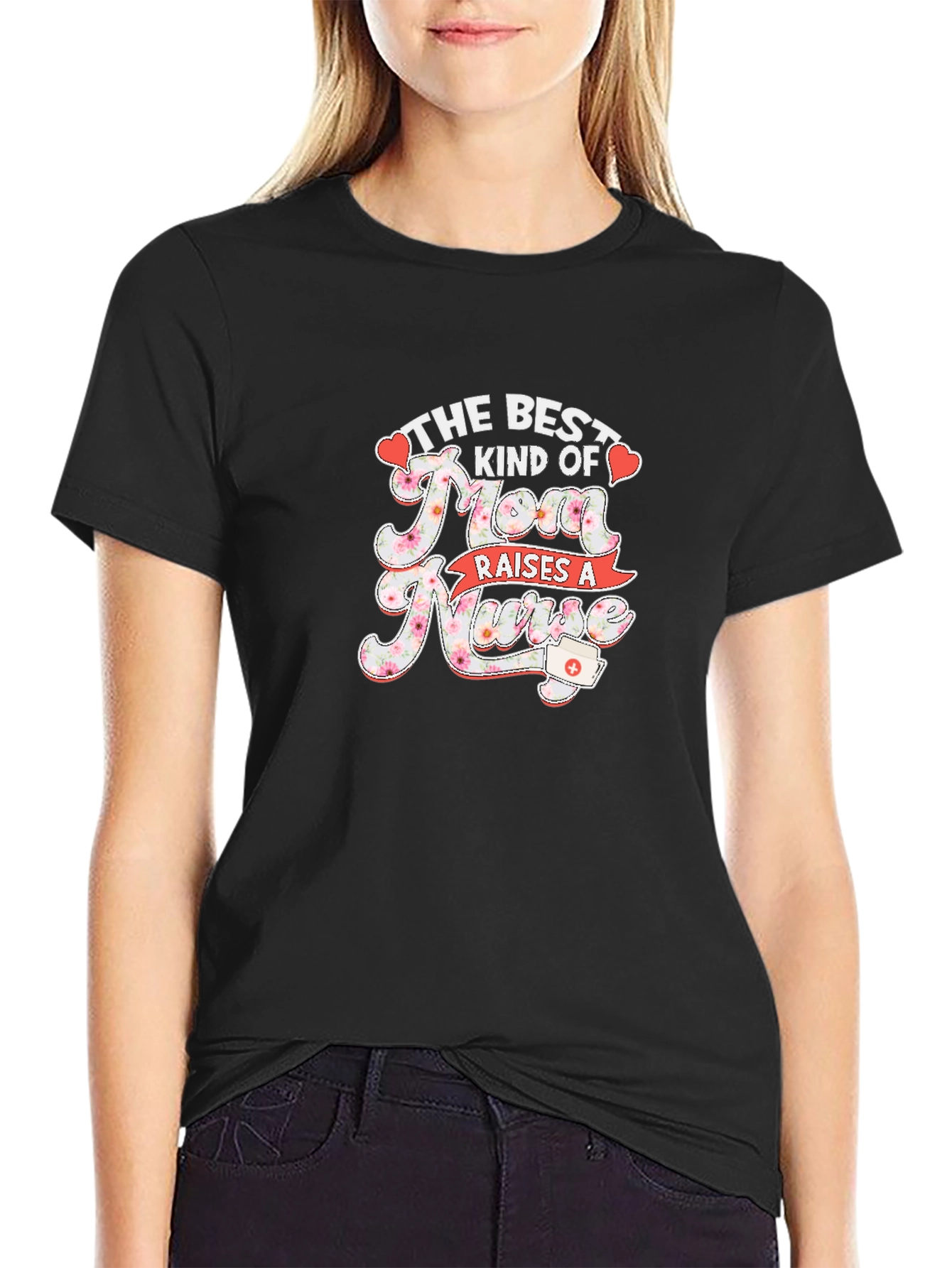 Best Kind of Mom Raises a Nurse Graphic Tee