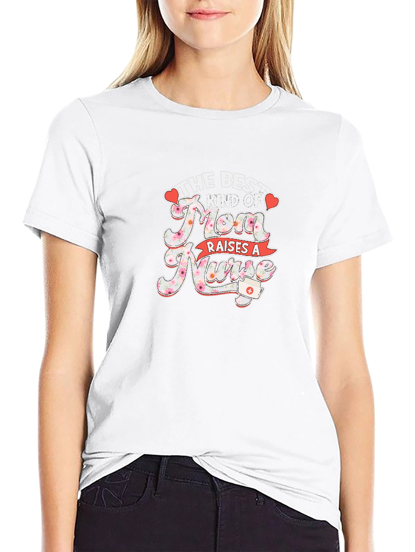 Best Kind of Mom Raises a Nurse Graphic Tee
