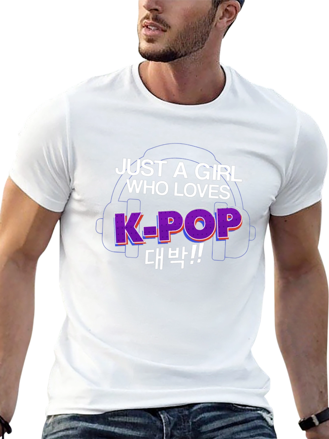 K-Pop Fan Black T-Shirt