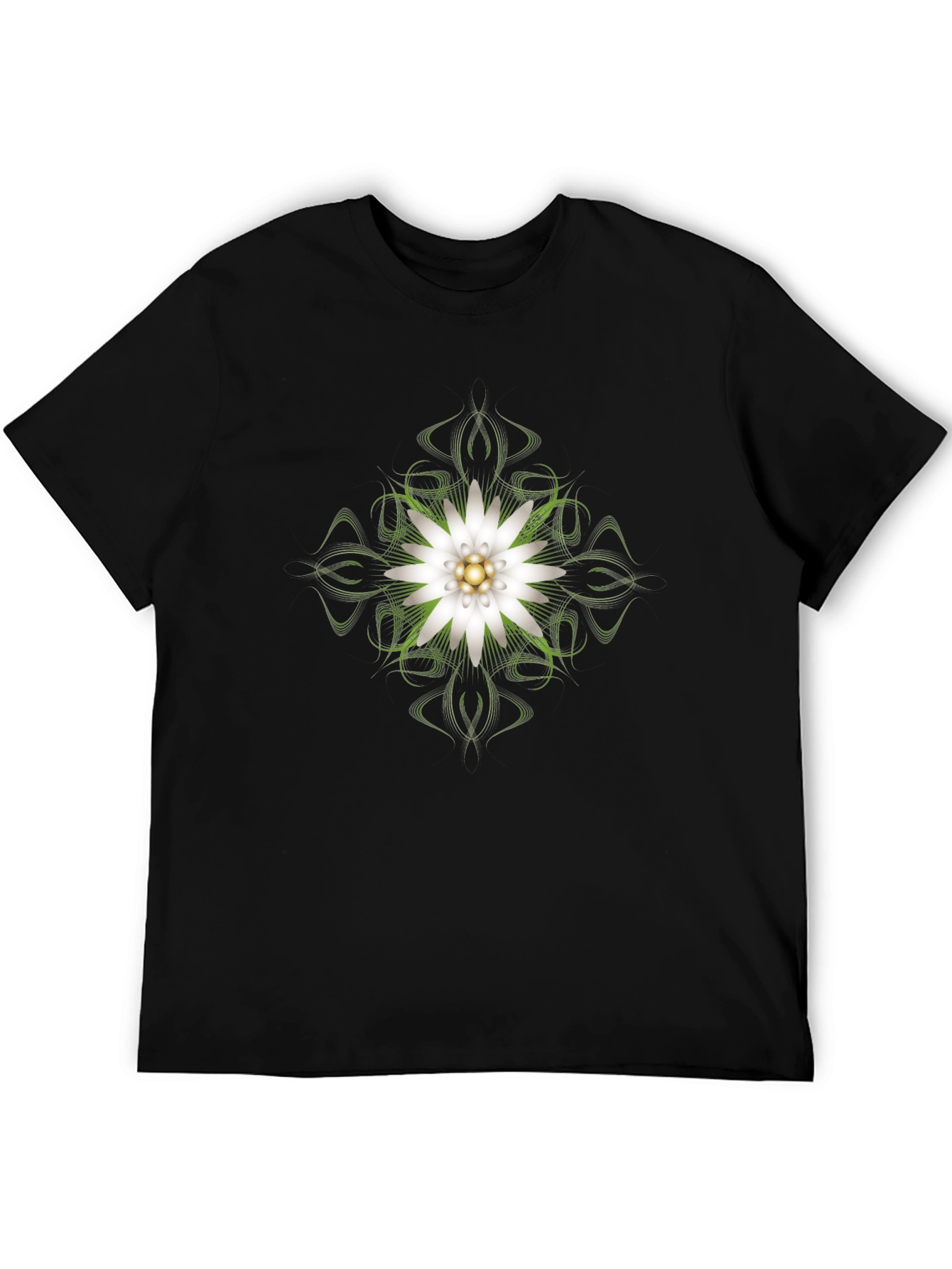Edelweiss Graphic Black T-Shirt
