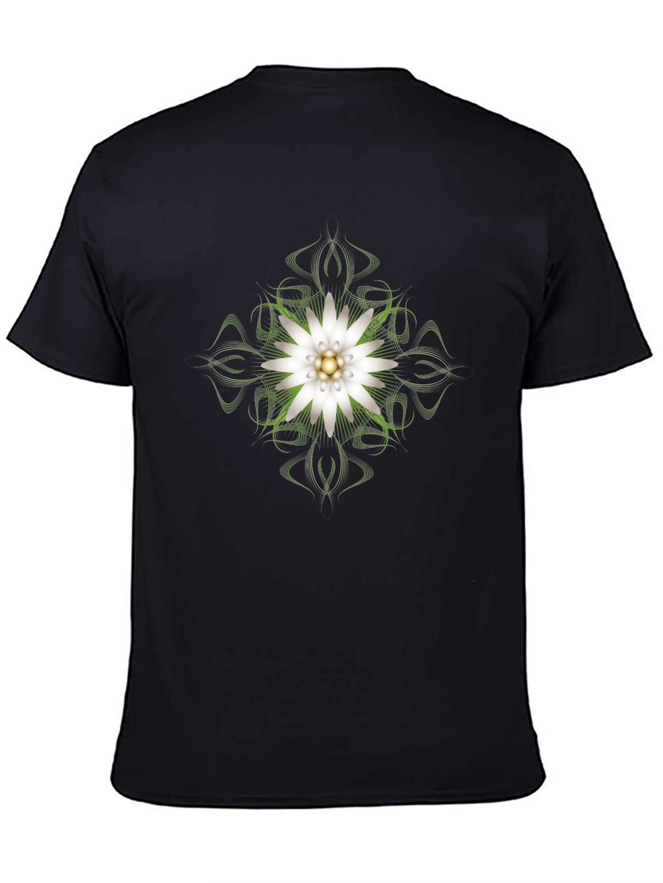 Edelweiss Graphic Black T-Shirt
