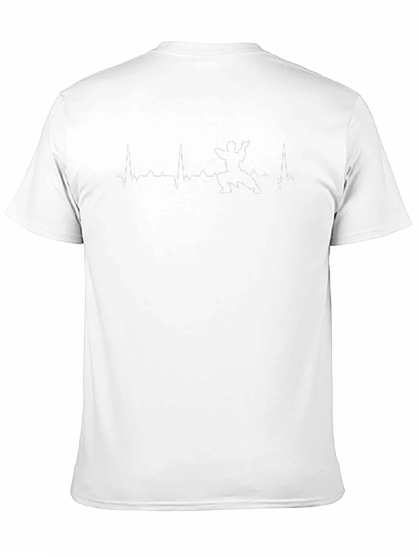 Martial Arts Heartbeat T-Shirt - Black
