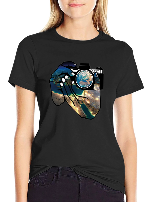 Earth Lens Graphic Tee - Capture the World