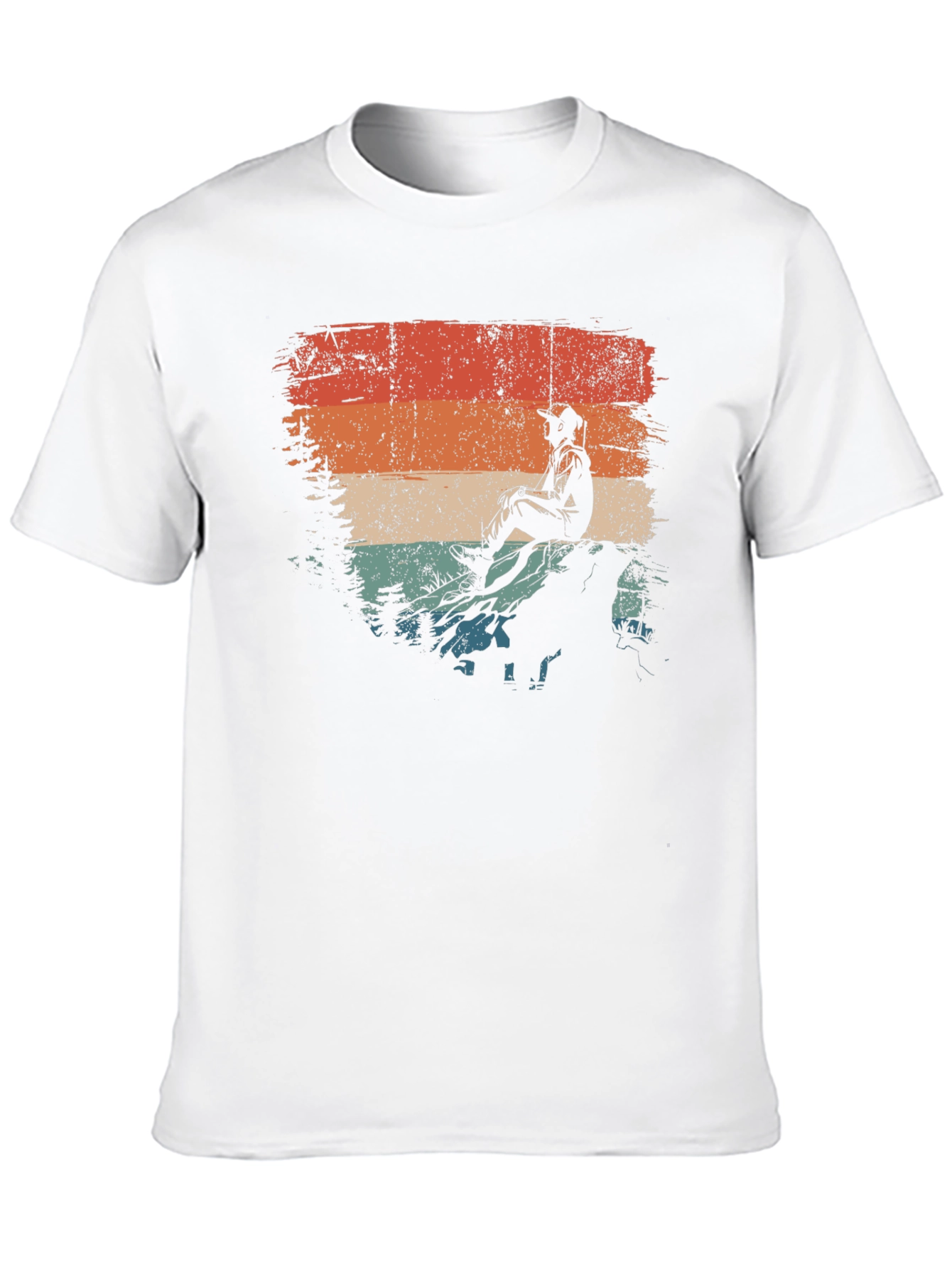 Retro Hiker Graphic T-Shirt - Outdoor Adventure Tee