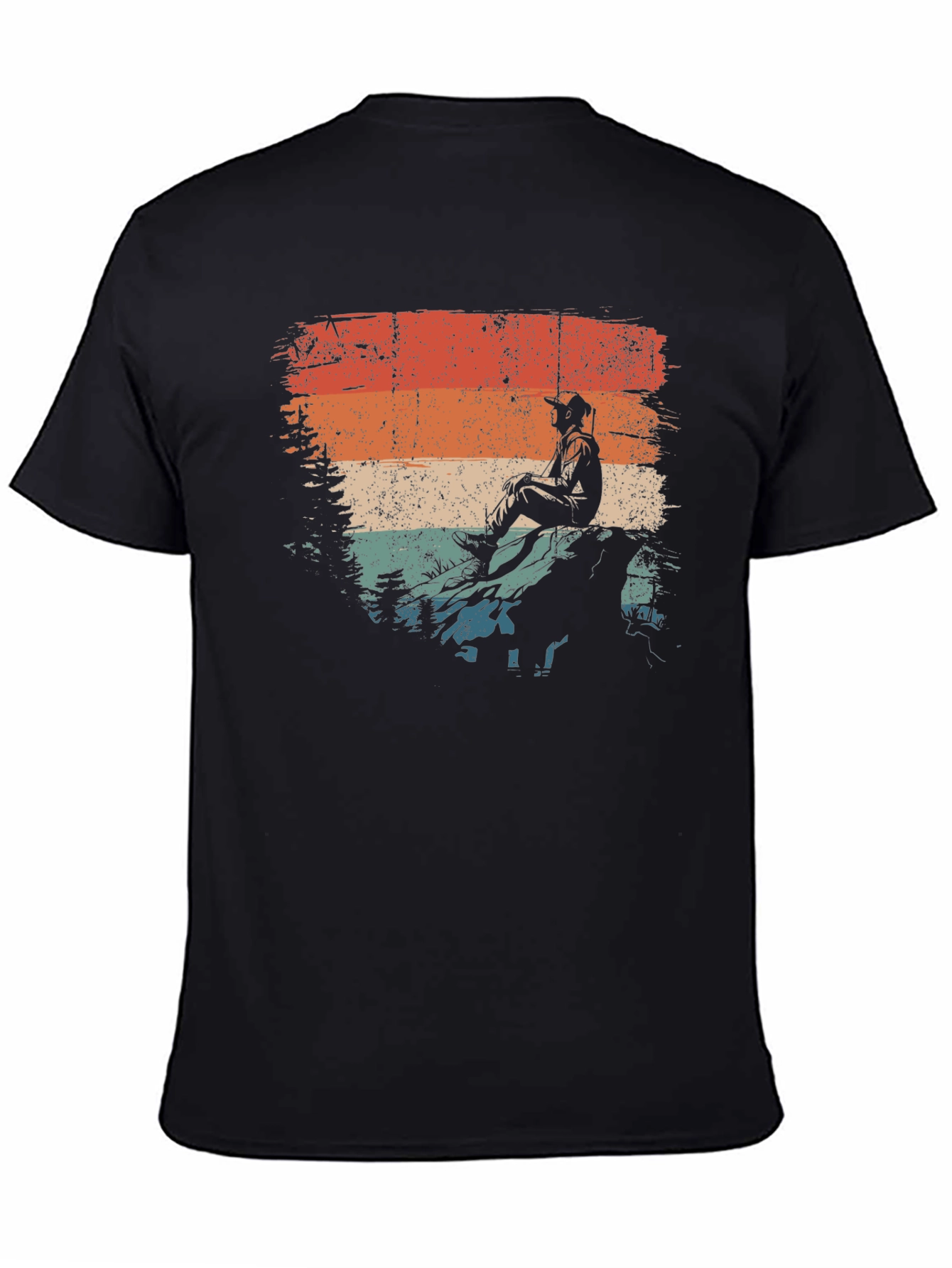 Retro Hiker Graphic T-Shirt - Outdoor Adventure Tee