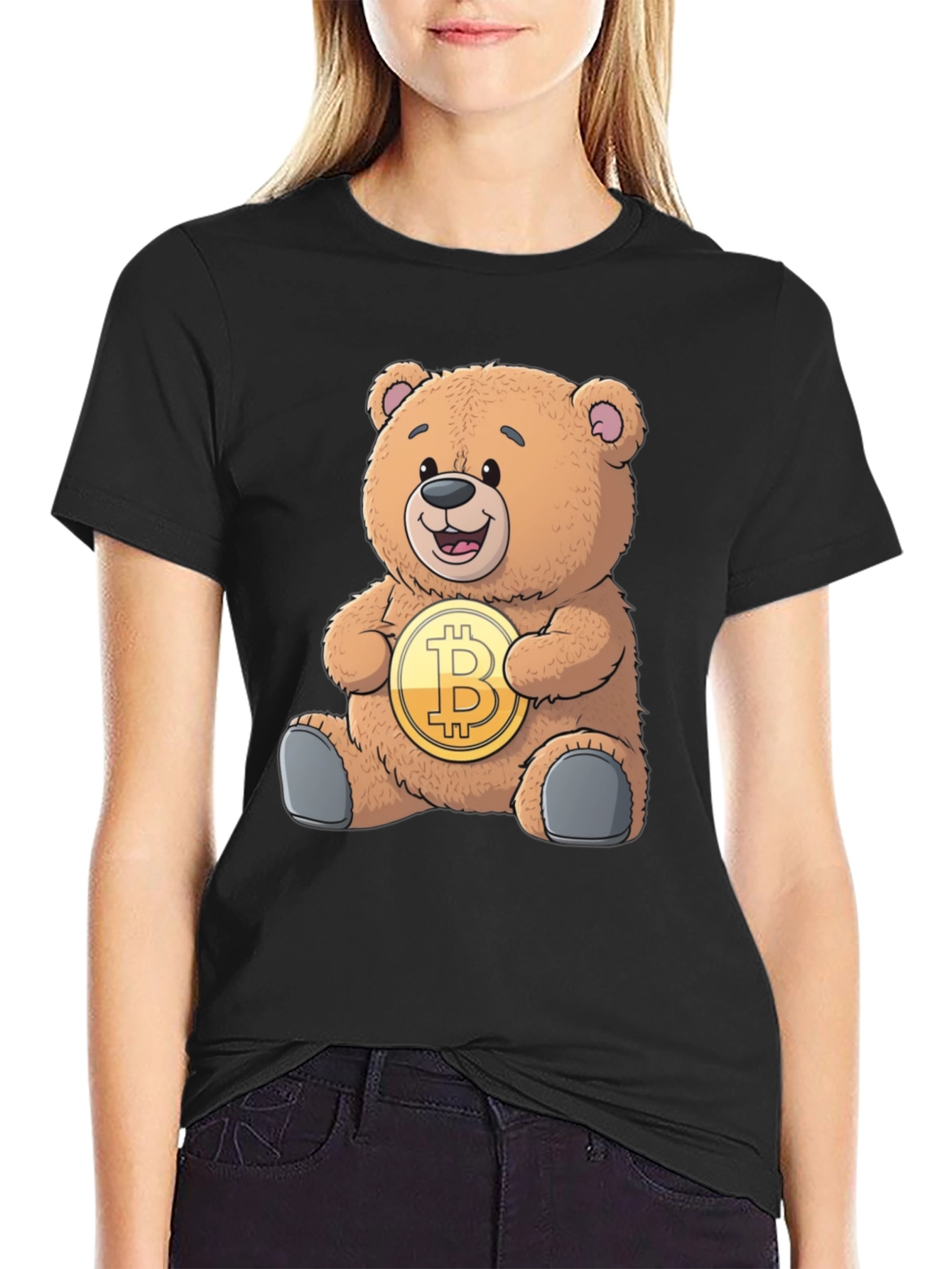 Bitcoin Bear T-Shirt - Crypto Lovers Tee