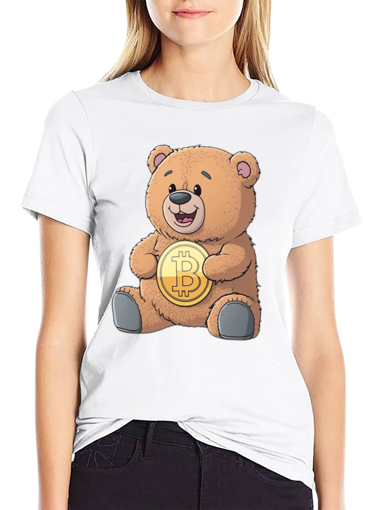 Bitcoin Bear T-Shirt - Crypto Lovers Tee