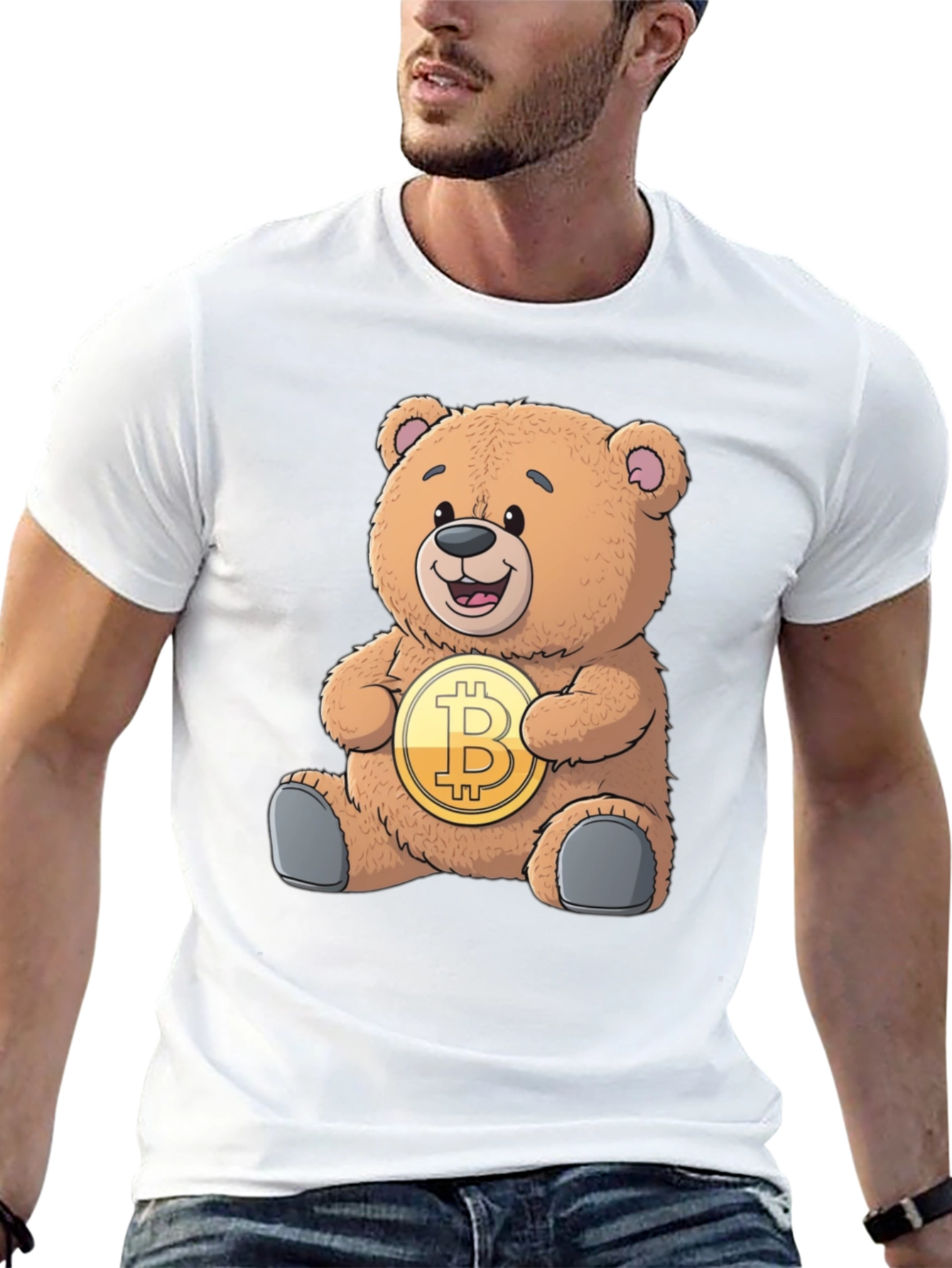 Bitcoin Bear T-Shirt - Crypto Lovers Tee