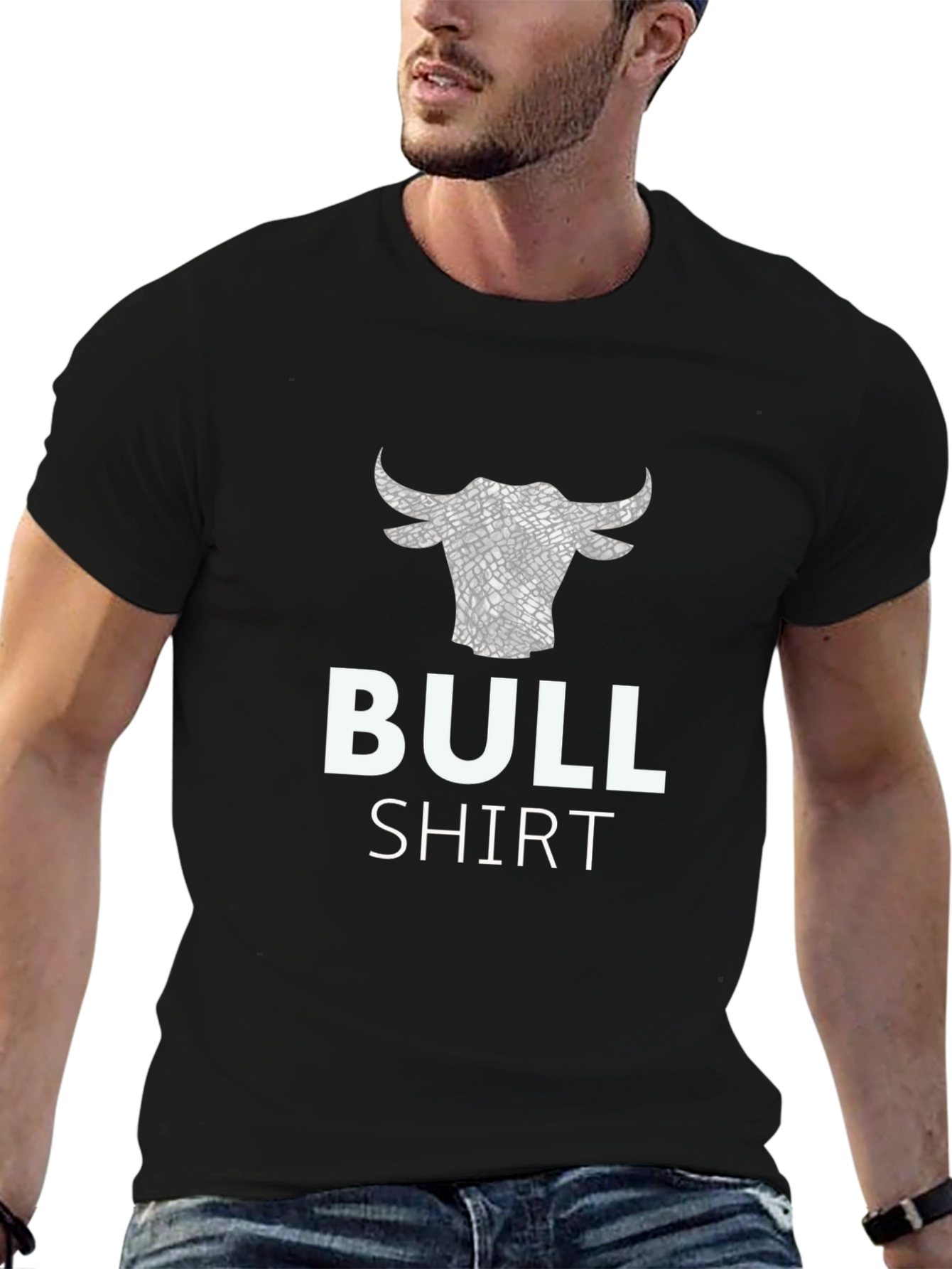 Bull Shirt Tee - Black Graphic T-Shirt