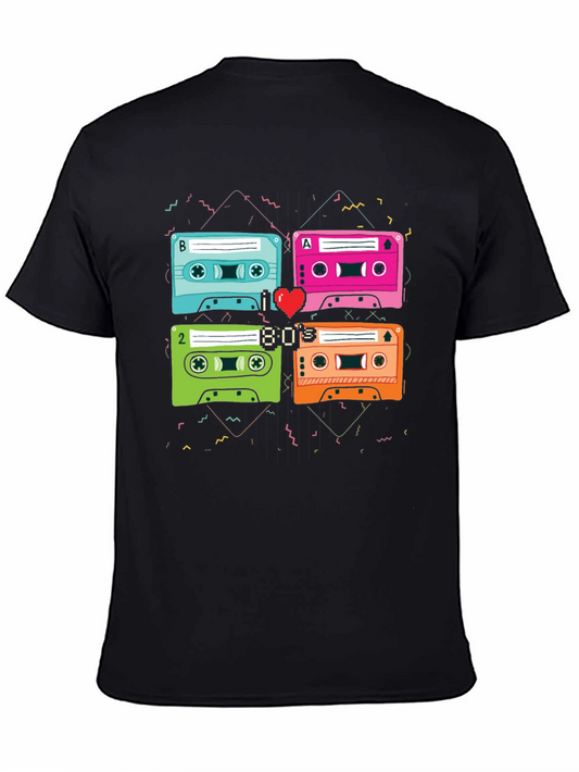 Retro 80s Music Cassette T-Shirt
