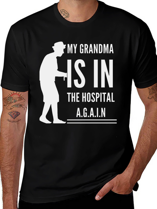 Grandma in Hospital Graphic T-Shirt